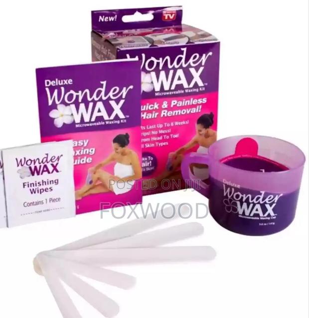 Wonder Wax Microwaveable Waxing Kit. - main view