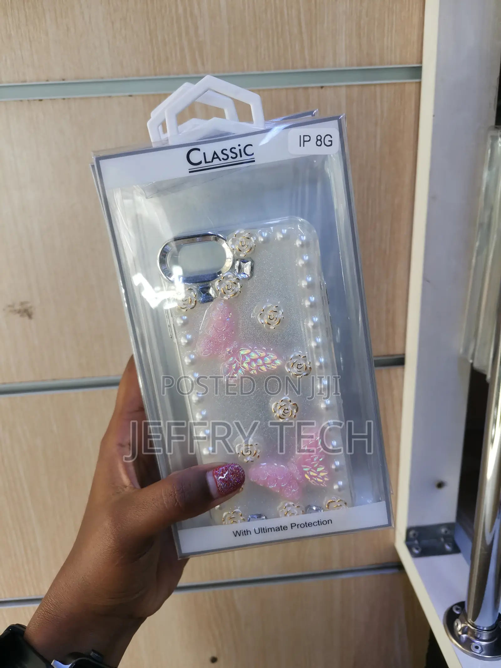 XMFFH Bling Diamond Clear Case iPhone 8/7 Sparkle Crystal Rhinestone