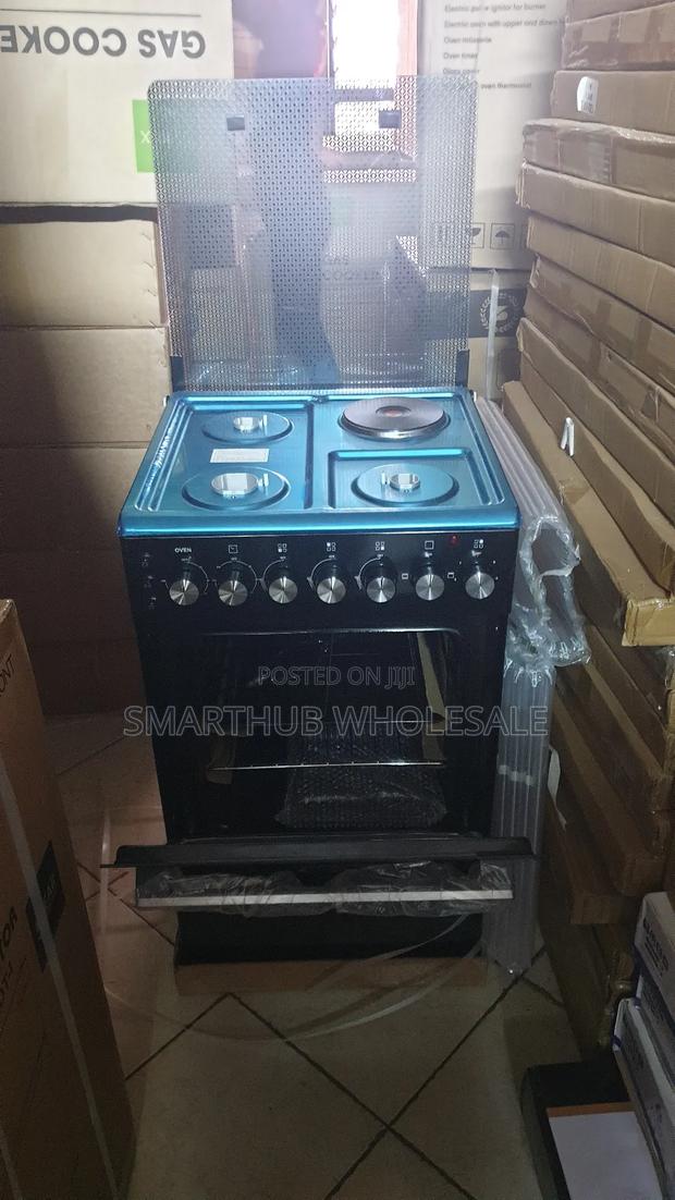 Syinix 50×55 3+1 Standing Cooker With Electric Oven