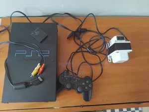 Playstation 2 With All the Cables Needed