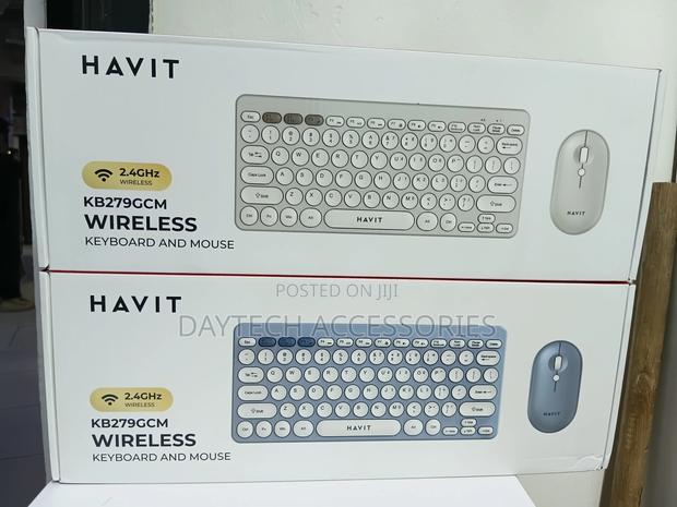 This Is a Havit Kb279gcm Wireless Keyboard and Mouse Combo. - thumbnail 3