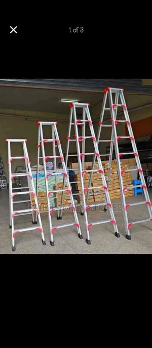Aluminium Double Sided Ladder-2×5steps - main view