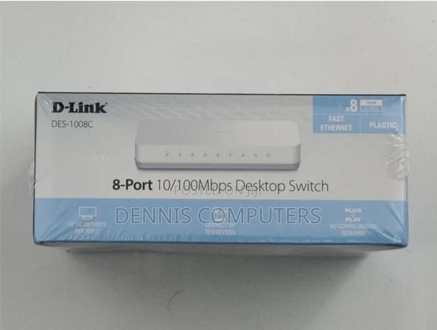 D-Link Des-1008c/B 8 Port 10/100base-T Unmanged Switch