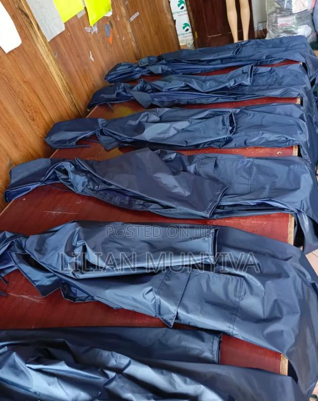 Navy Blue Raincoats
