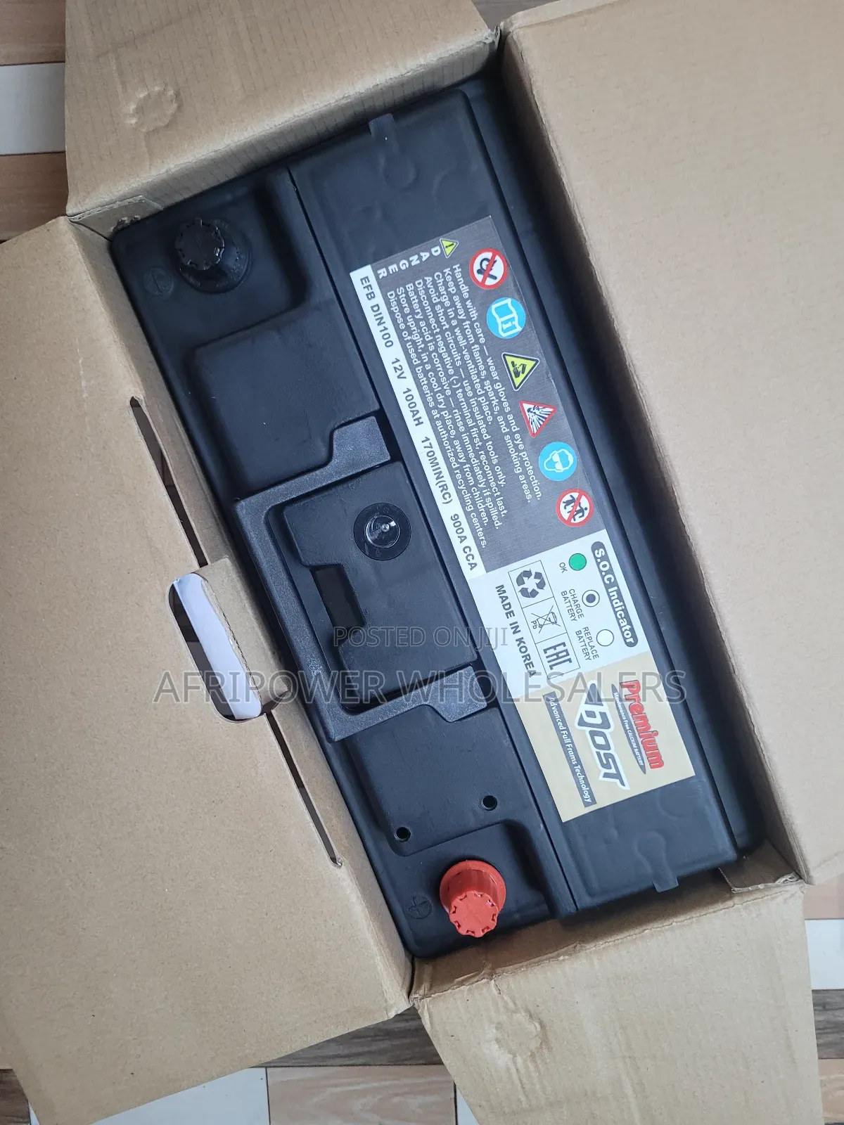 Bost Efb Din 100 Istop Battery Mf