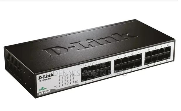 D-Link 24 Port 10/100mbps Unmanaged Switch Des-1024d