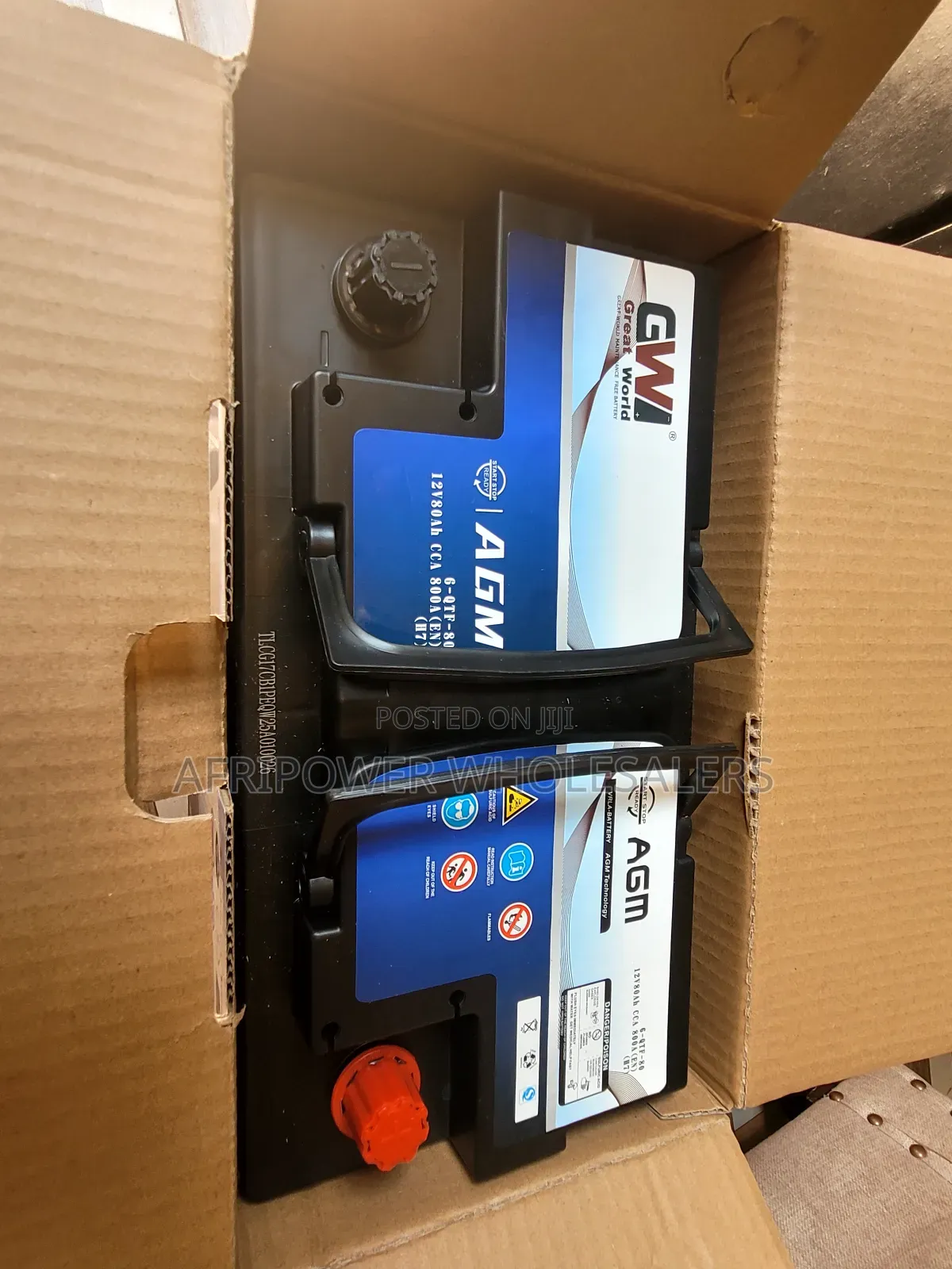 Gw Din 80 Agm Car Battery