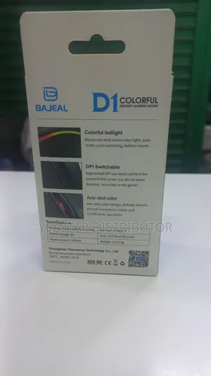 Bajeal D1 Colorful Ledlights Gaming Mouse