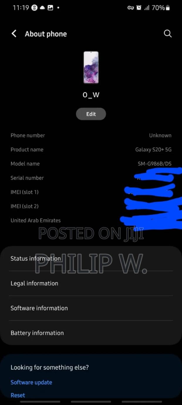 Samsung Galaxy S20+ 5G 128 GB Black - thumbnail 10