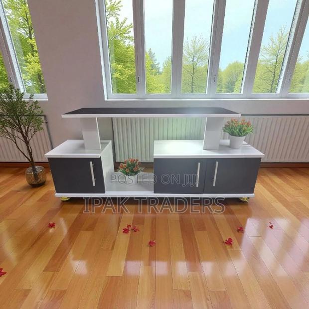 *Istanbul 2 Modern Tv Stand With Led LightsSize; 4feet - main view