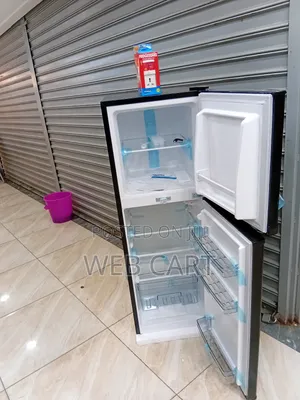 Ecomax Double Door Refrigerator 138 Litres (Black)