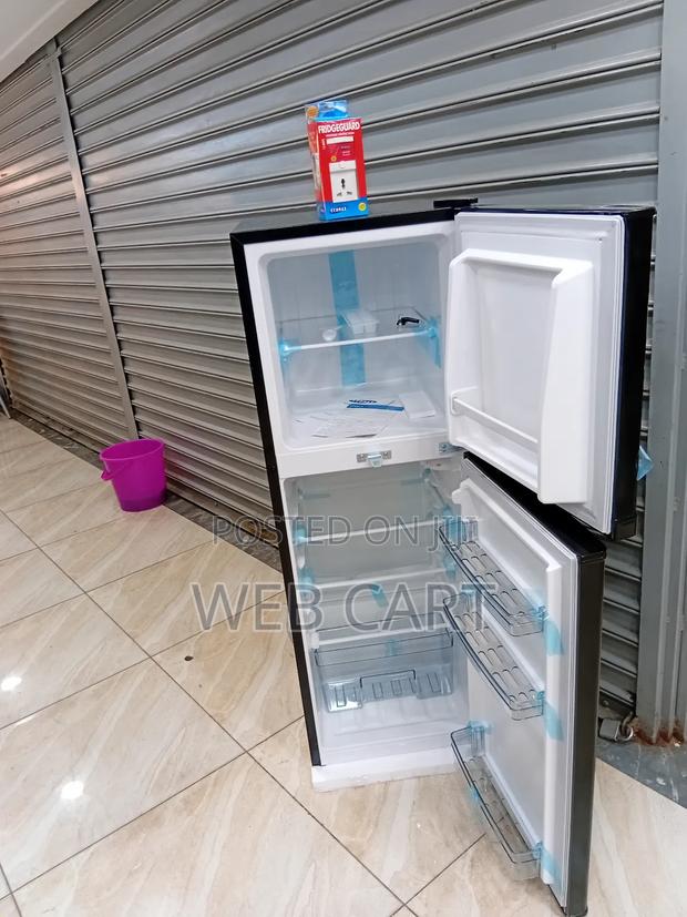 Ecomax Double Door Refrigerator 138 Litres (Black)