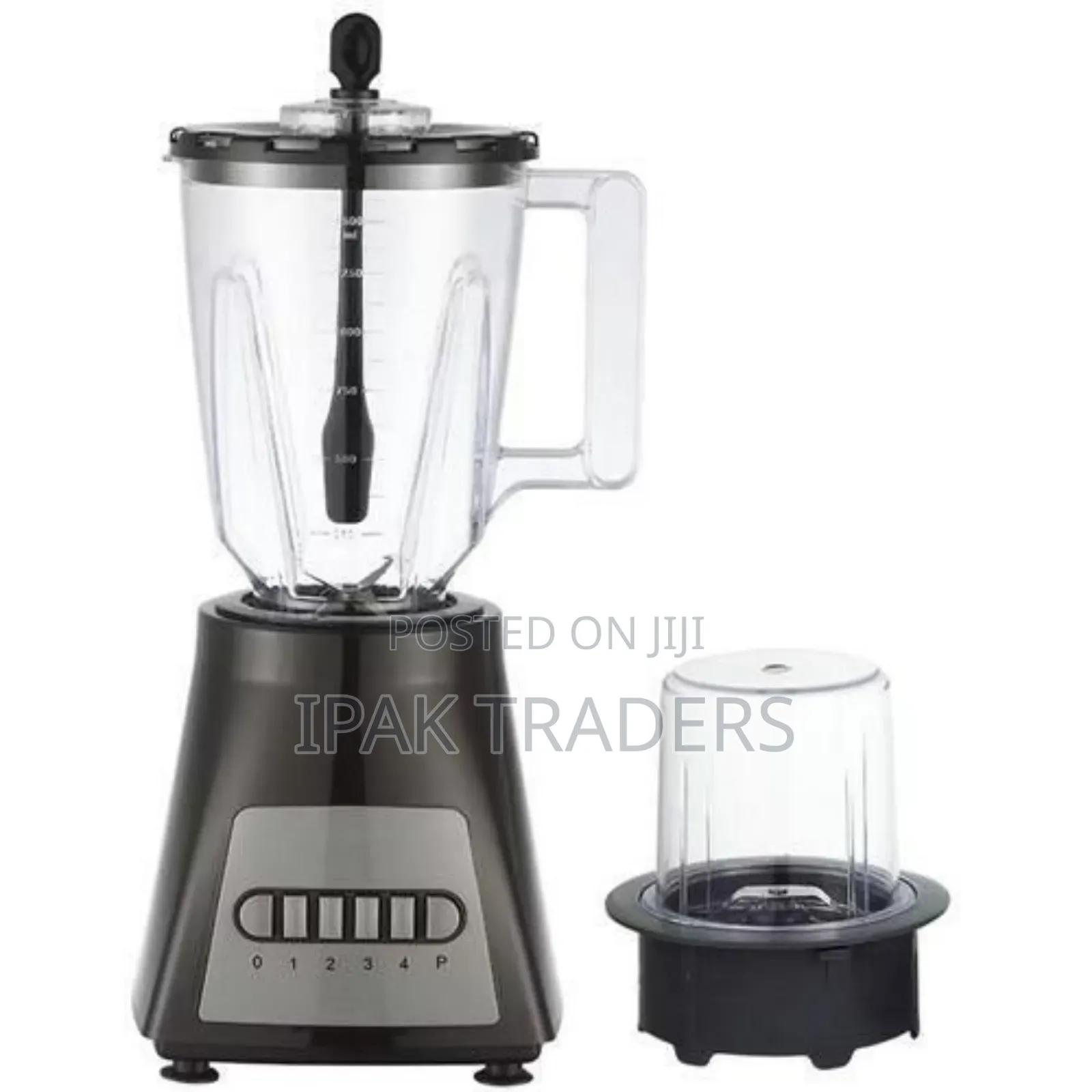 *Tlac Blender, 2 in 1 With Grinder 1.5 LTR Capacity