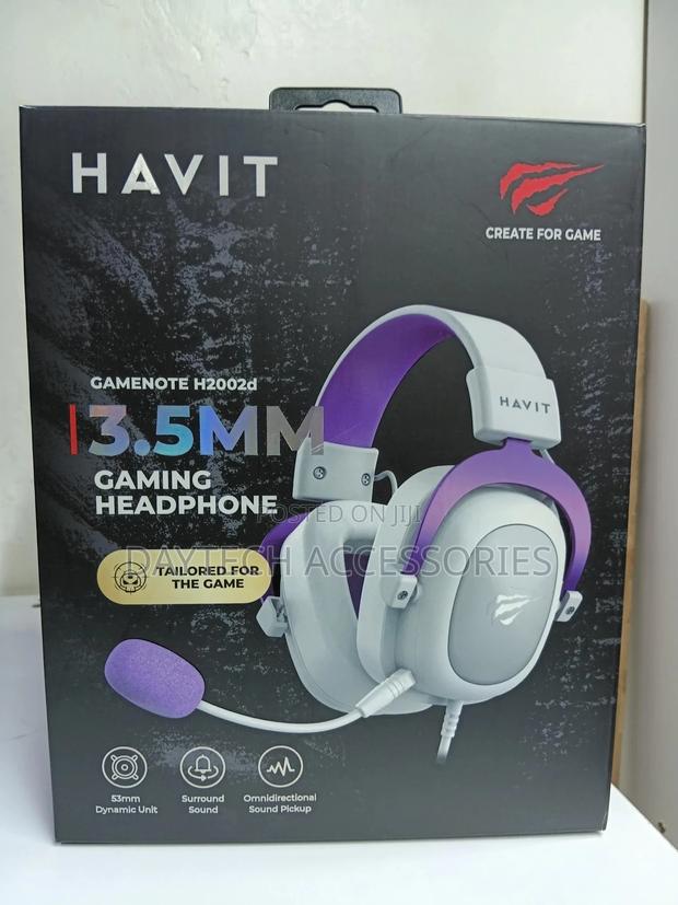 Havit H2002d Wired Gaming Headset. - thumbnail 2