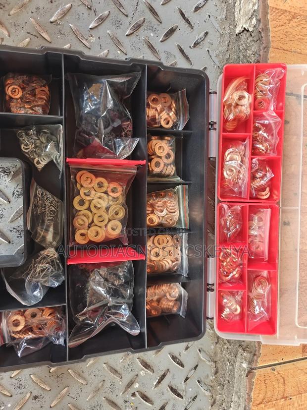 551 Piece Injector Copper Brass Steel Rings Washers and Fasteners