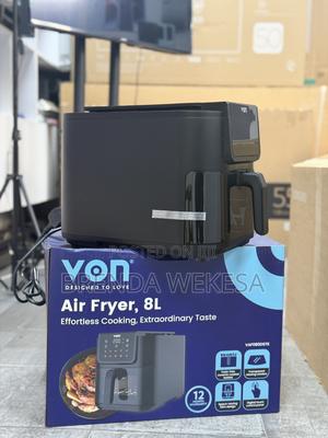 Von Vaf080dstk Slim Airfryer – 8l, Black
