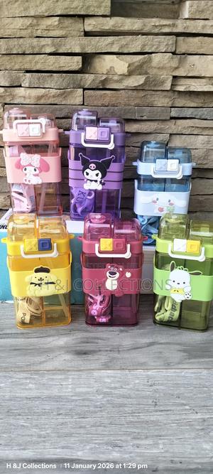 Fancy Partitioned 2in1 Water Bottles - main view