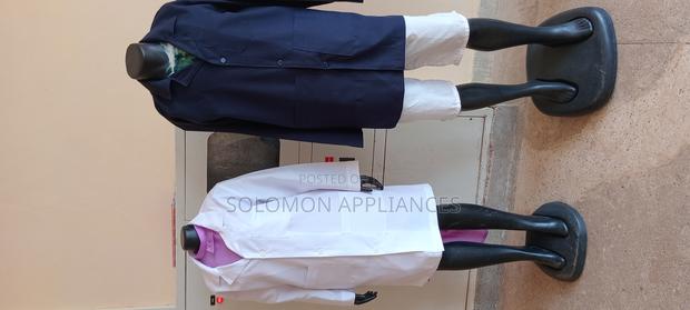 White and Blue Dust Coat - main view