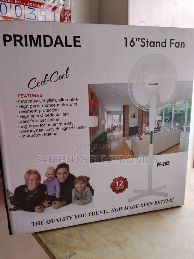 Standing Fan Primadel 16" Standing Fan - Super Strong