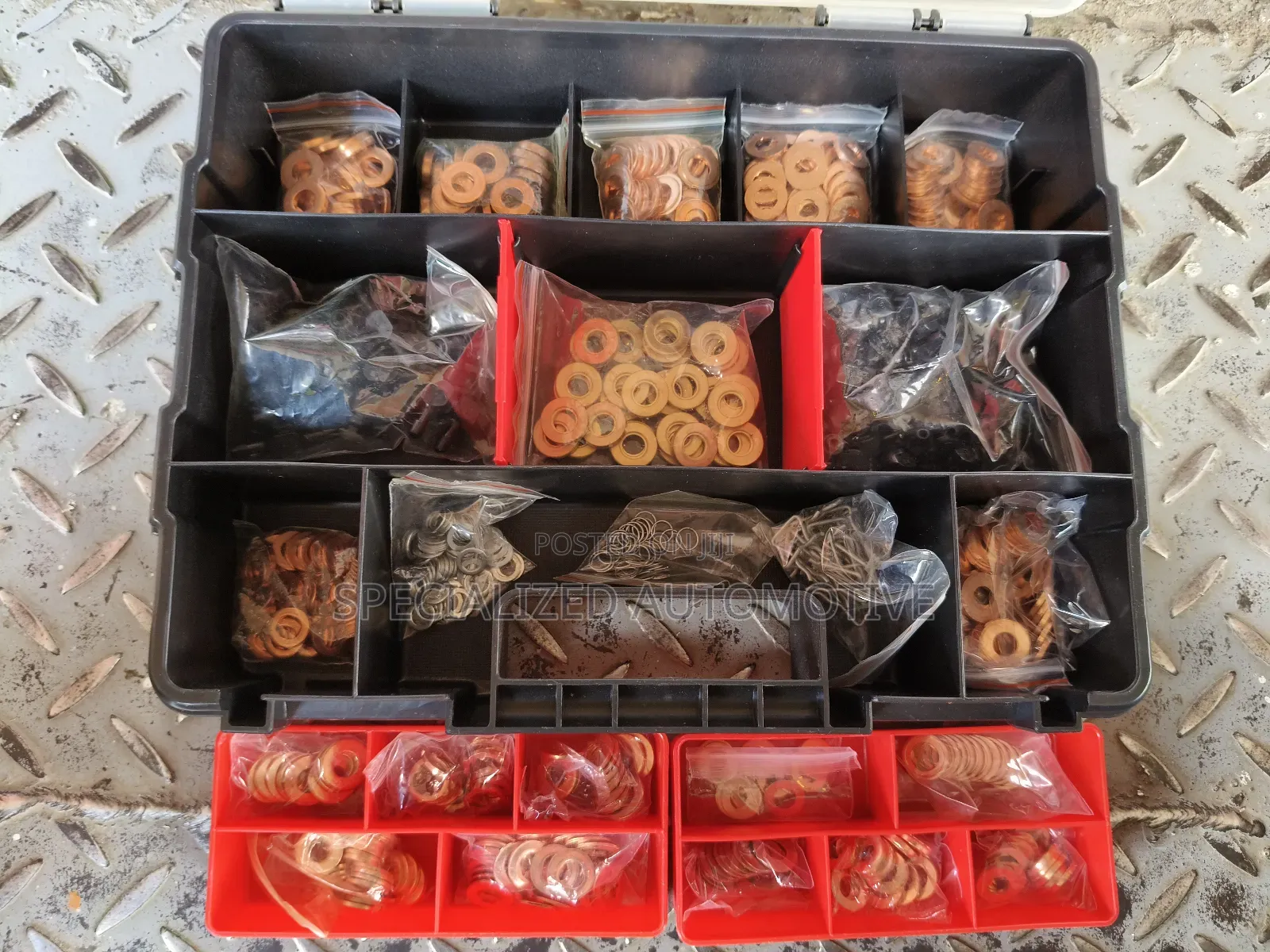 551 Piece Assorted Injector Copper Brass Steel Rings Washers Fasteners