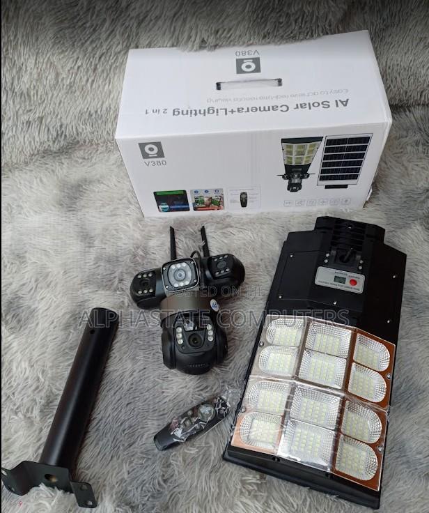Solar 4g CCTV Camera Led Floodlight Outdoor Smart Monitoring System