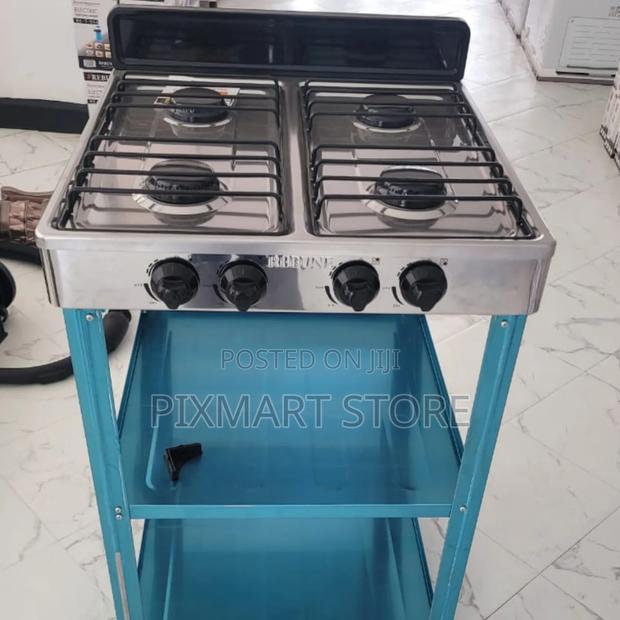 Rebune Gas Cooker 4 Burners With Convenient Shelving