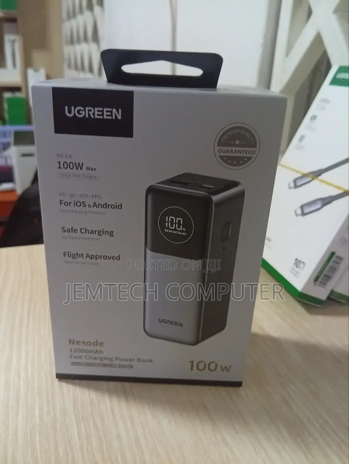 Ugreen 12000mah 100w Fast Charging Power Bank - Pb724