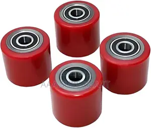 Pallet Truck Wheels Pu With 180x50 - 6204 Bearing - Back