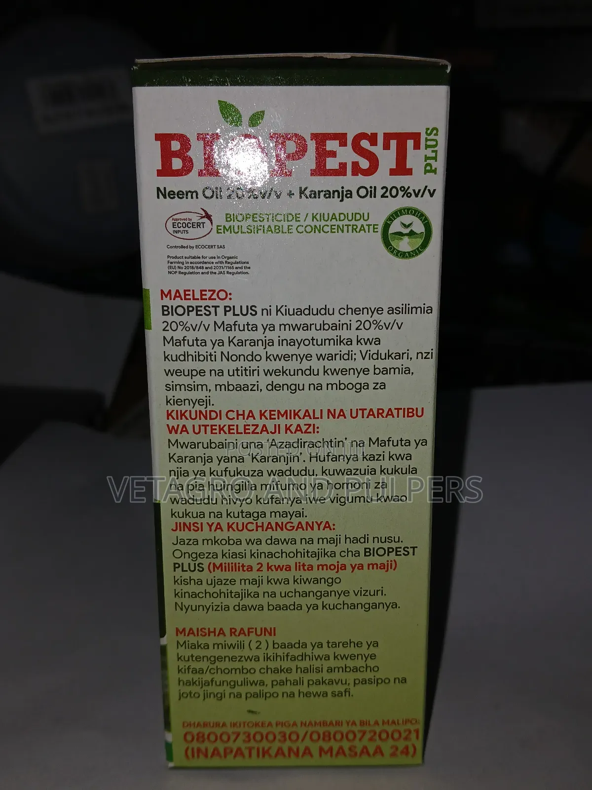 Biopest (Neem Oil 20%V/V + Karanja Oil 20%V/V