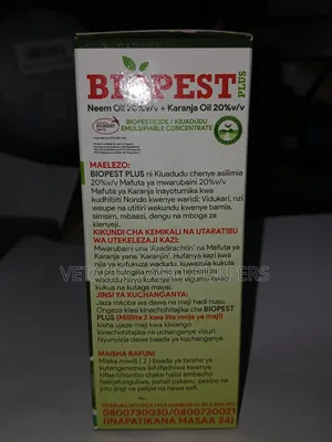Biopest (Neem Oil 20%V/V + Karanja Oil 20%V/V