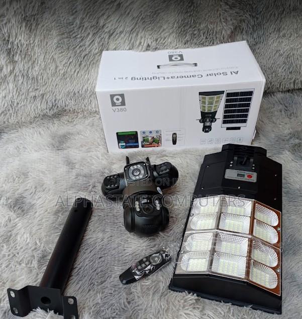 4g Solar Streetlight Camera Wireles Outdoor CCTV With Motion Detection - main view