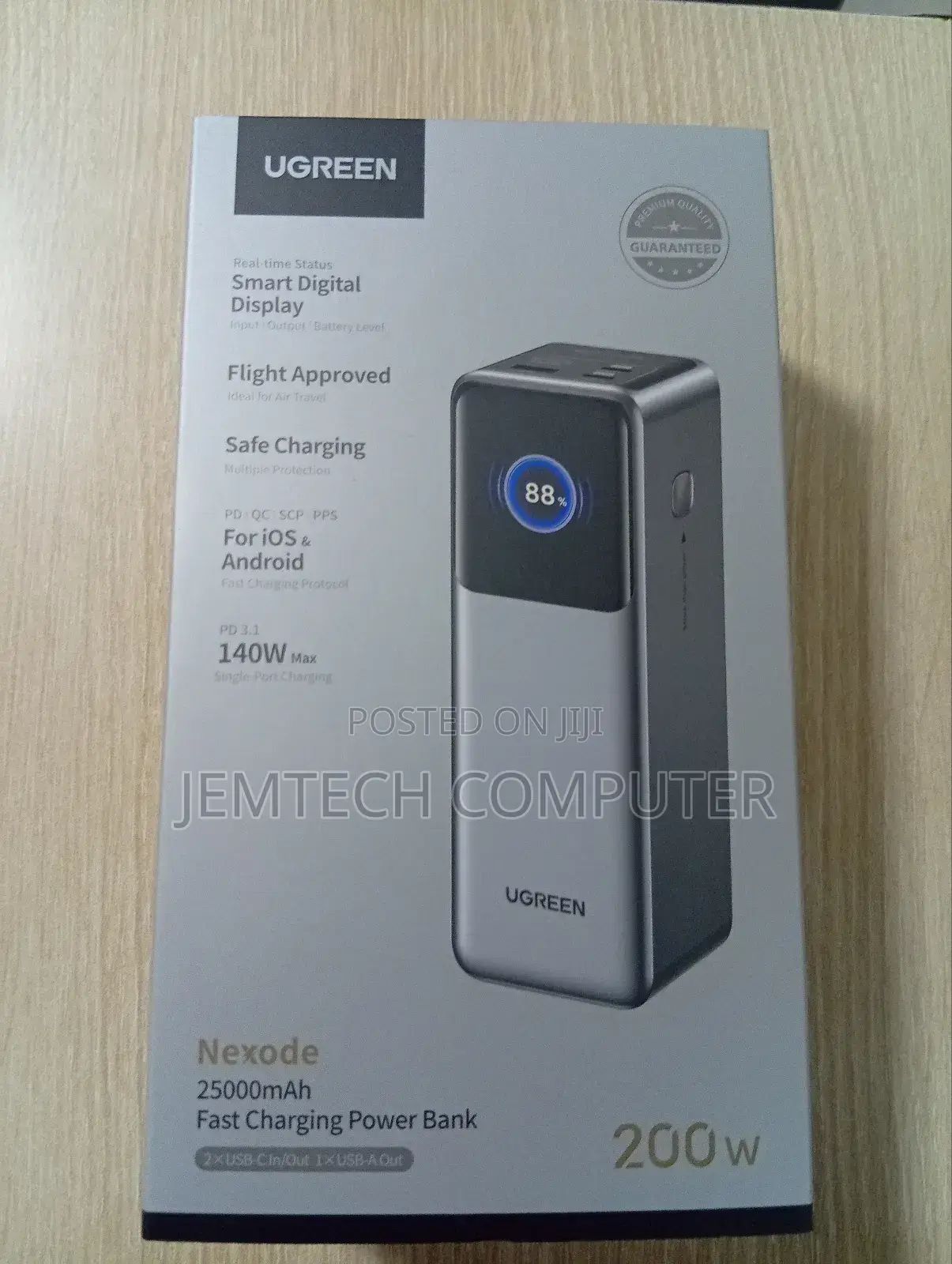 25000mah 200w^°Ugreen Fast Charging Power Bank