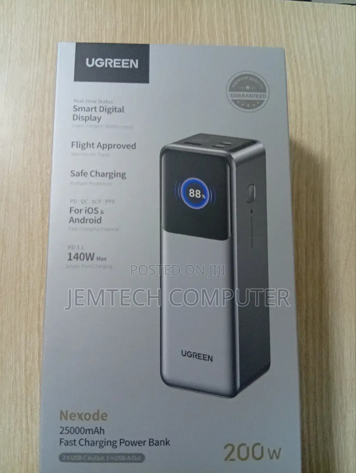 25000mah 200w^°Ugreen Fast Charging Power Bank