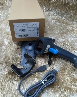 Usb Wired Handheld Barcode Scanner With Stand High Scanning Speed