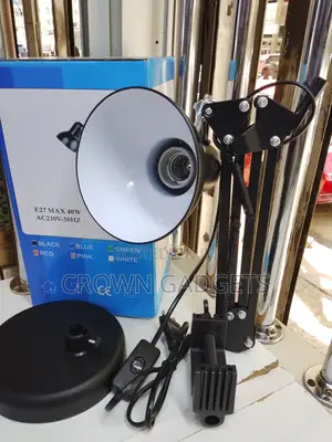 Adjustable Swing Arm Desk Lamp With Clamp Base