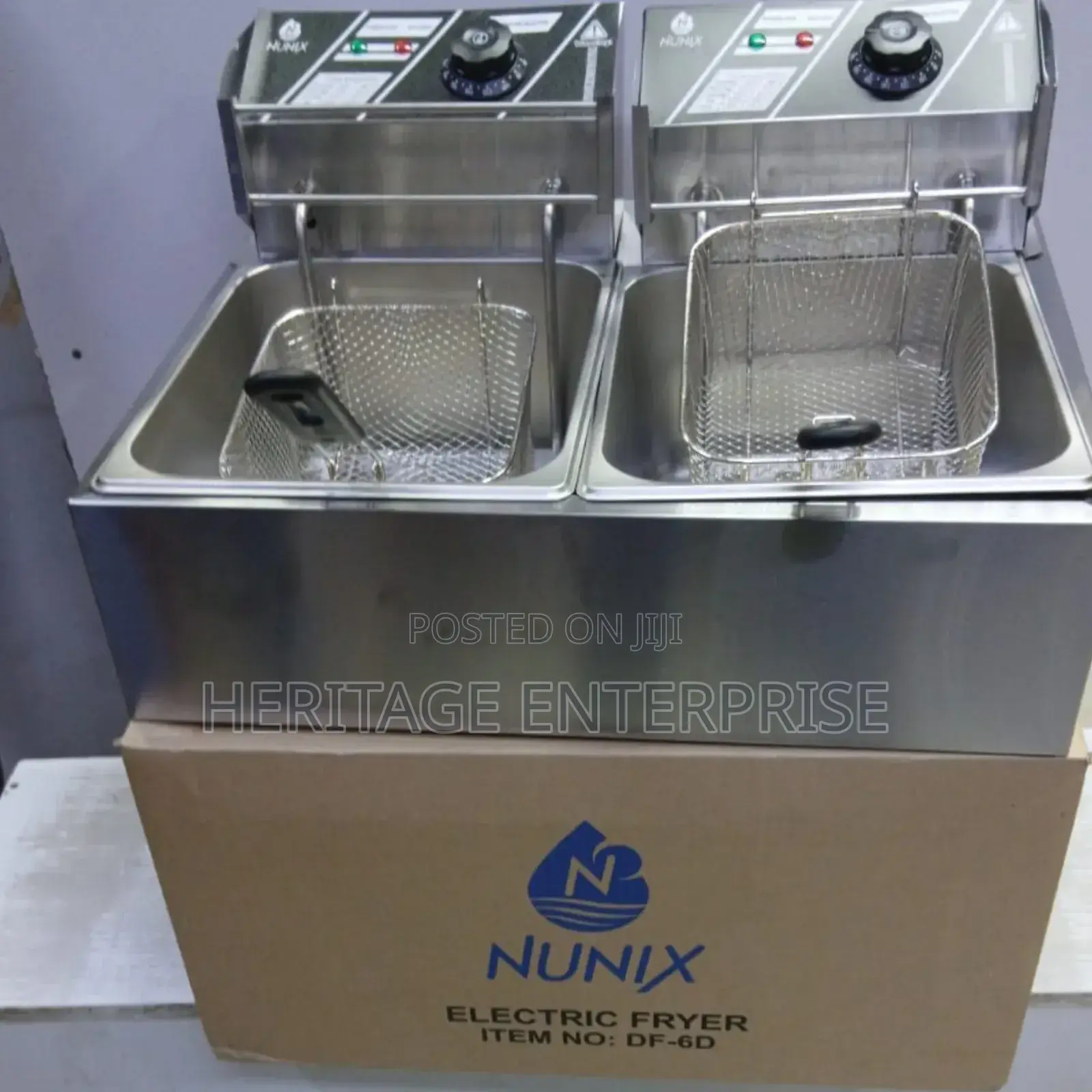 Chips Double Deep Fryer Nunix Electric Deep Frier