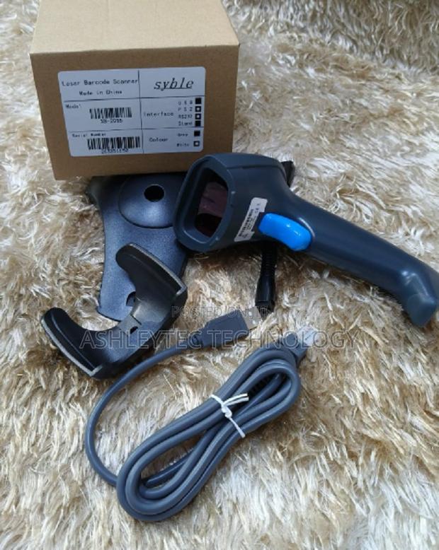 High Speed Usb Wired Laser Handheld Barcode Scanner With Stand for Pos - main view