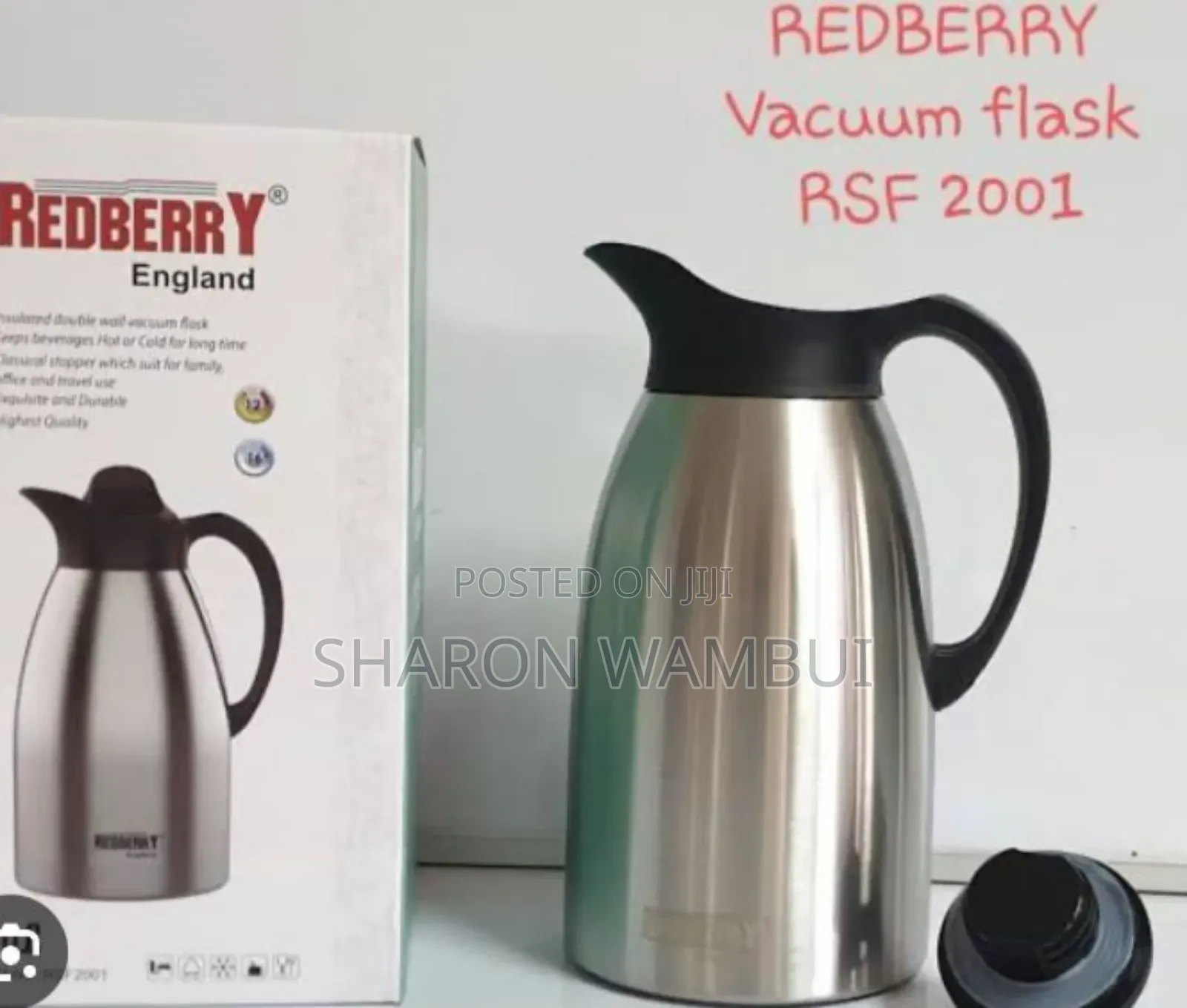 New 3l Redberry Unbreakable Flask/3l Unbreakable Flask