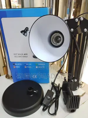 Swing Arm Table Lamp With Clamp Mount 40w
