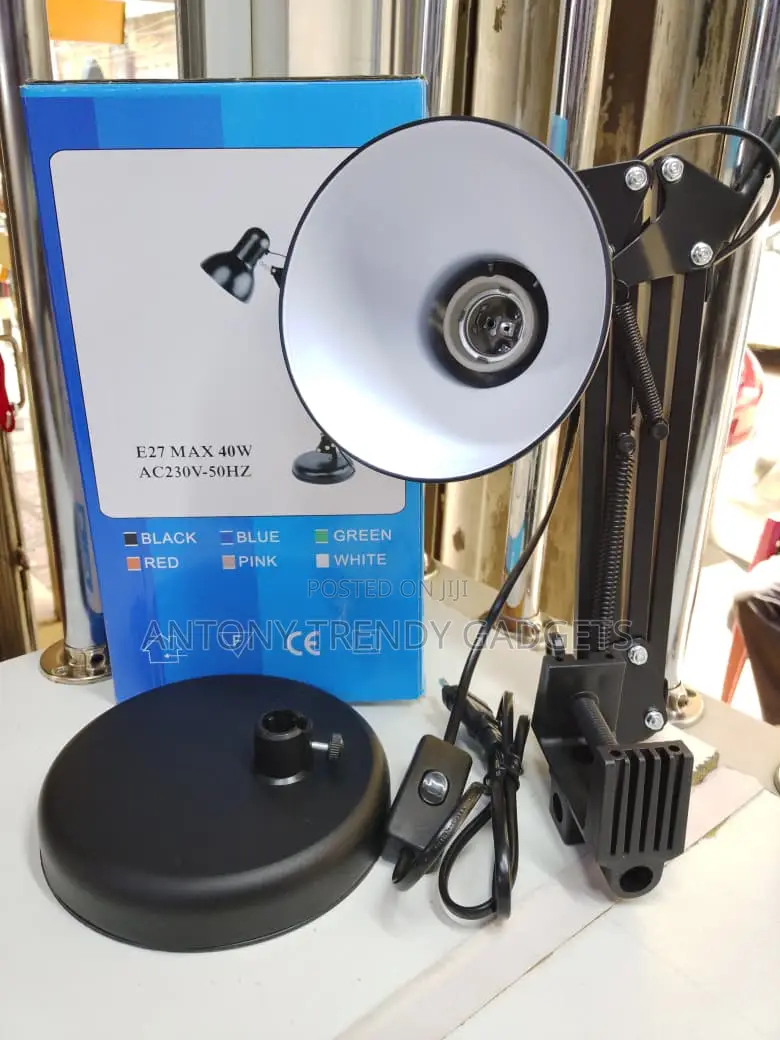Reading/Study Lamp E27 40w Metal Swing Arm