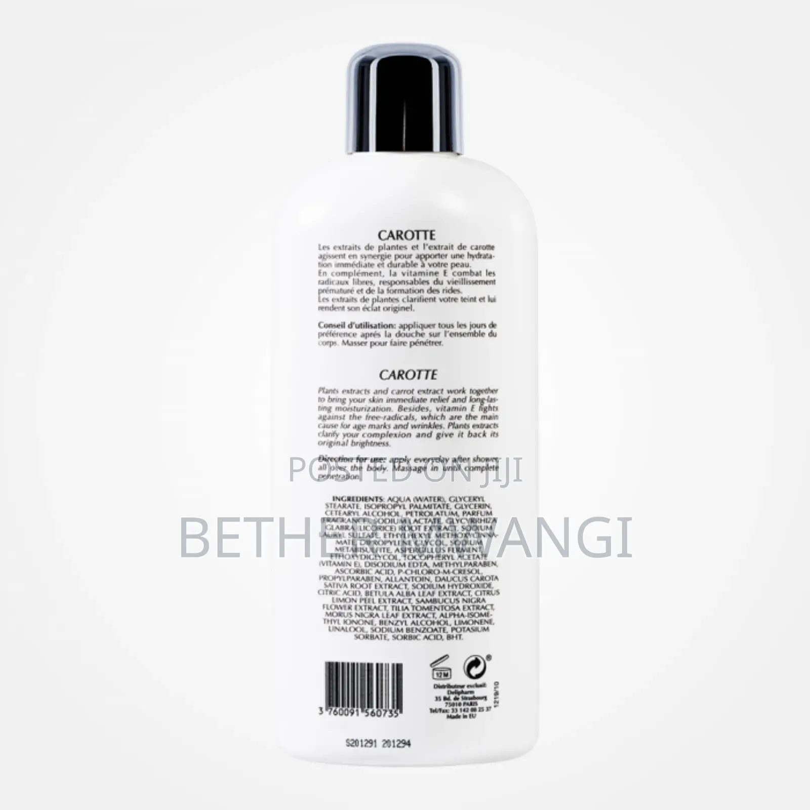 Original Pr. Francoise Bedon Lightening Carotte Lotion In Kenya