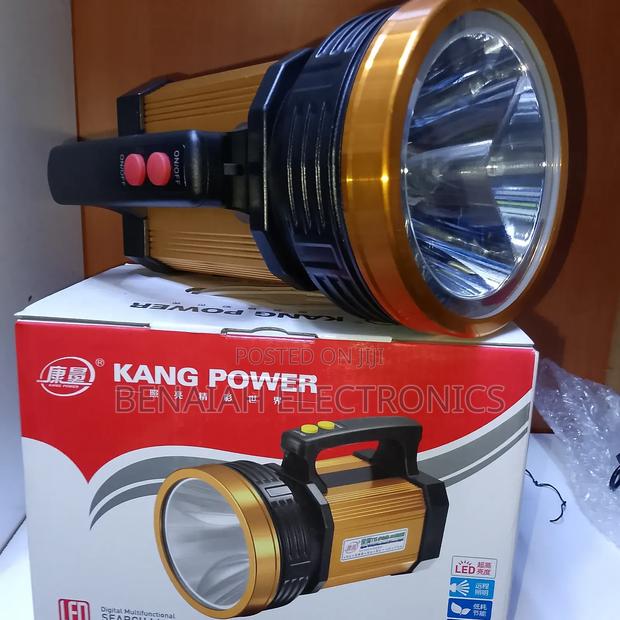Rechargeable Torch 100 Watts, Metallic - thumbnail 2