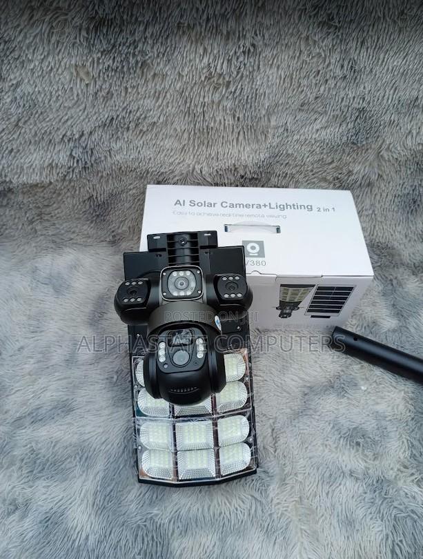 Outdoor Solar 4g Sim CCTV Camera With Led Flood Light 180w