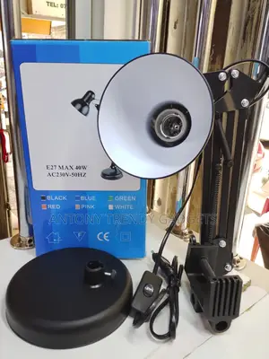 Adjustable Metal Swing Arm Desk Lamp For Reading & Study