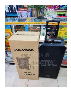Tagwood 12"12b Rechargeable Portablespeakerhasdouble Built-in Speakers