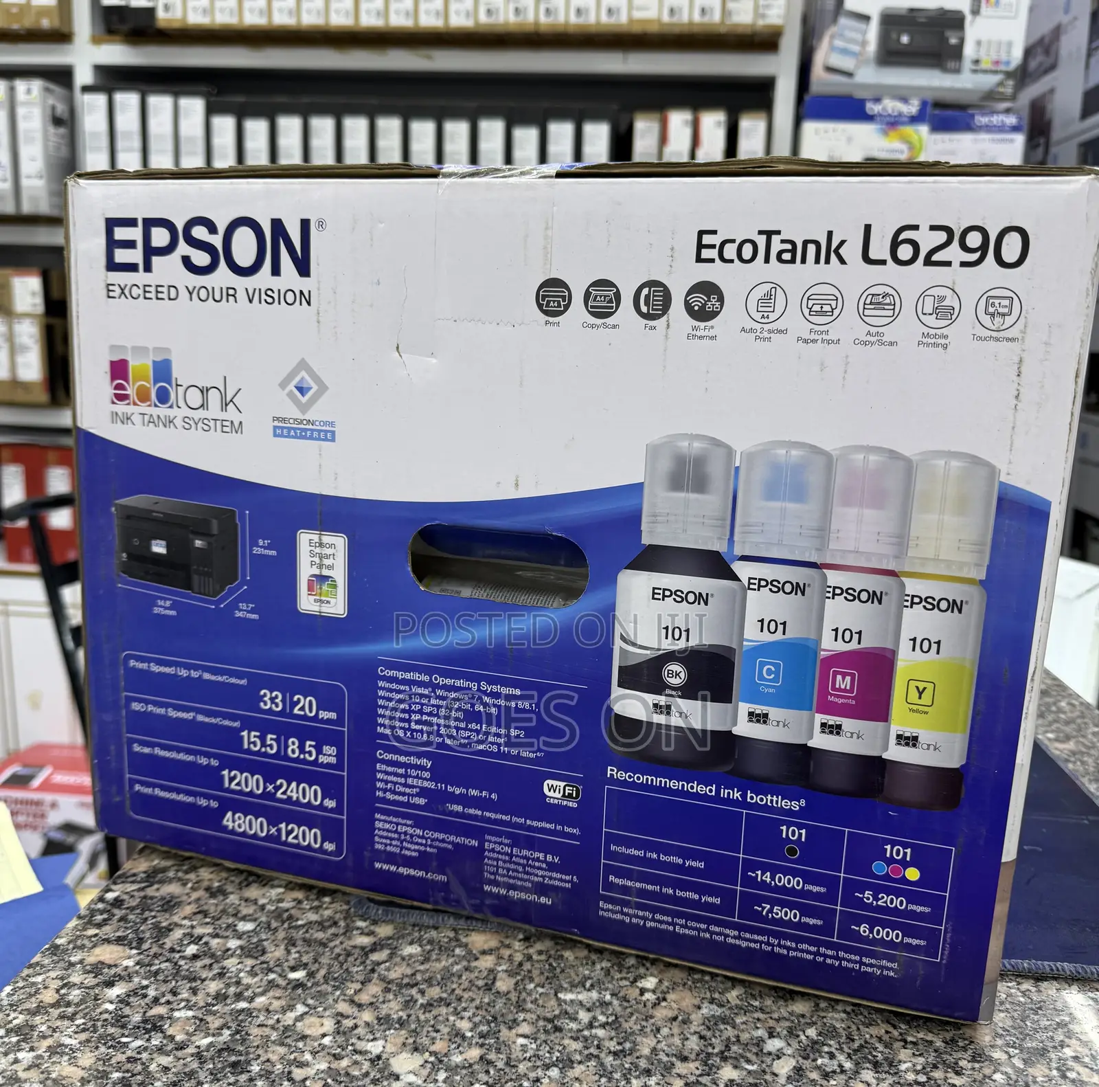 Epson Ecotank L6290 All-in-one Inkjet Printer