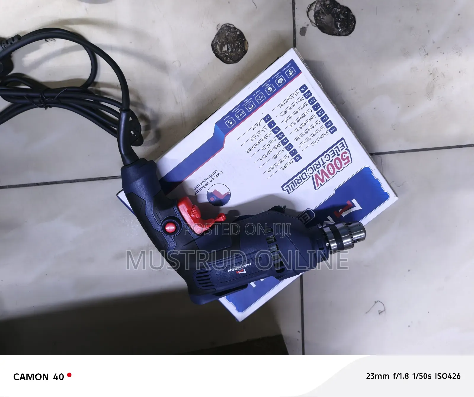 Maxmech 500w Electric Drill