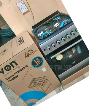3gas+ 1 Electric Von Cooker 58 by 58