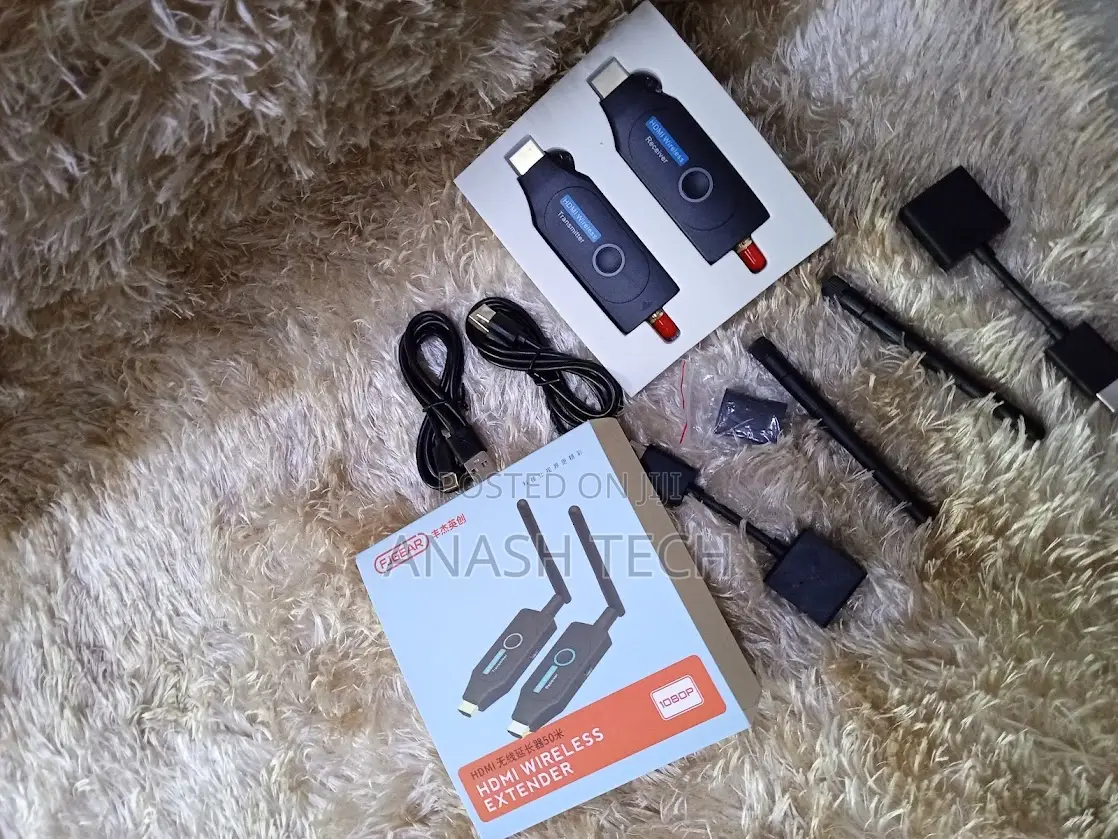 Fjgear 50m Hdmi Wireless Extender Adapter.