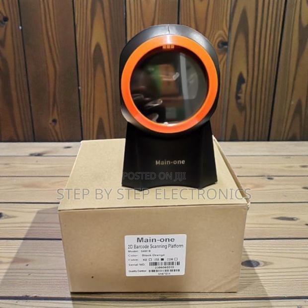 1 Year Warranty 1d 2d Desktop Laser Barcode Scanner Automatic Scanning